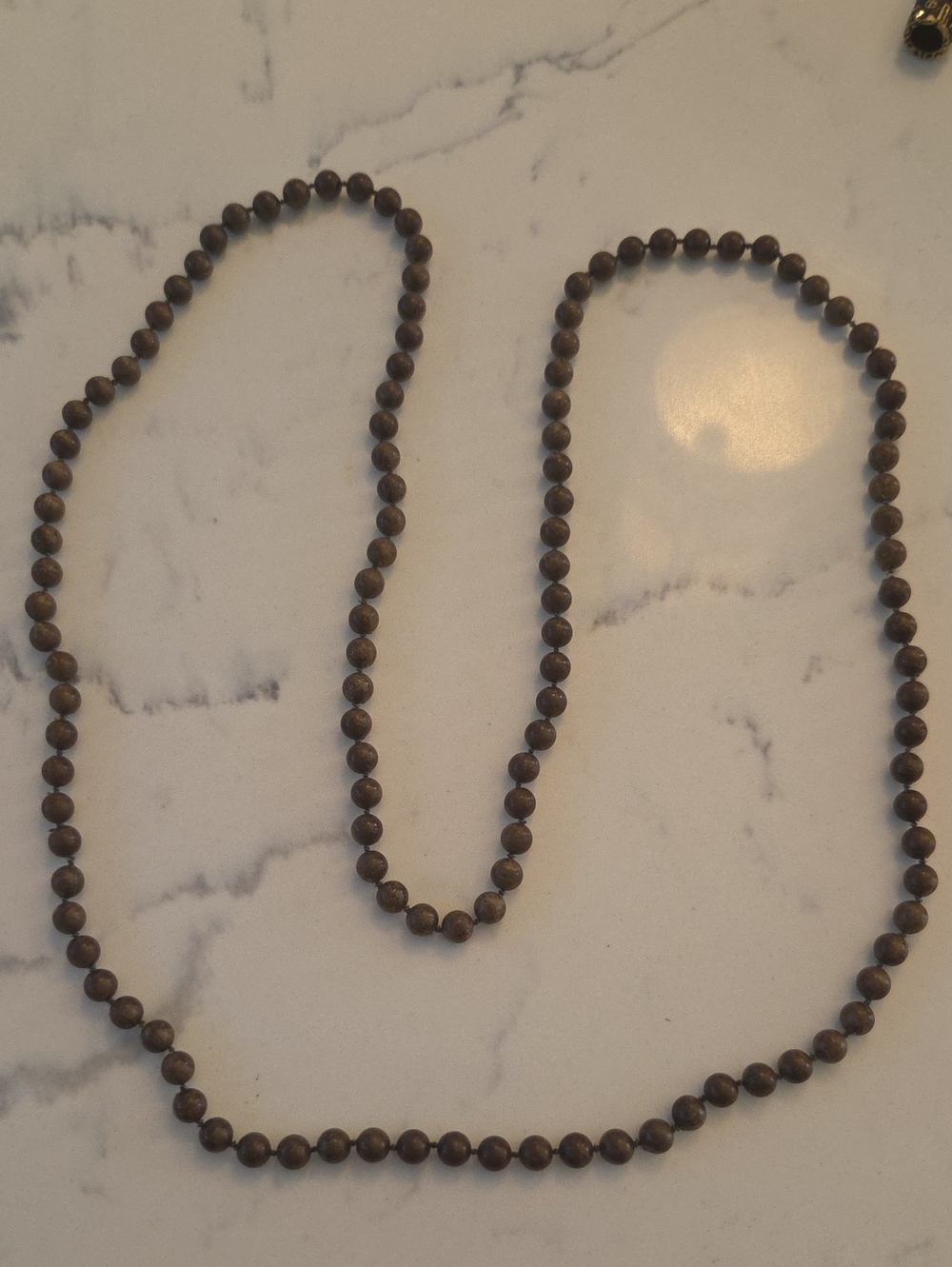 Classic Brown Beaded Necklace for Women